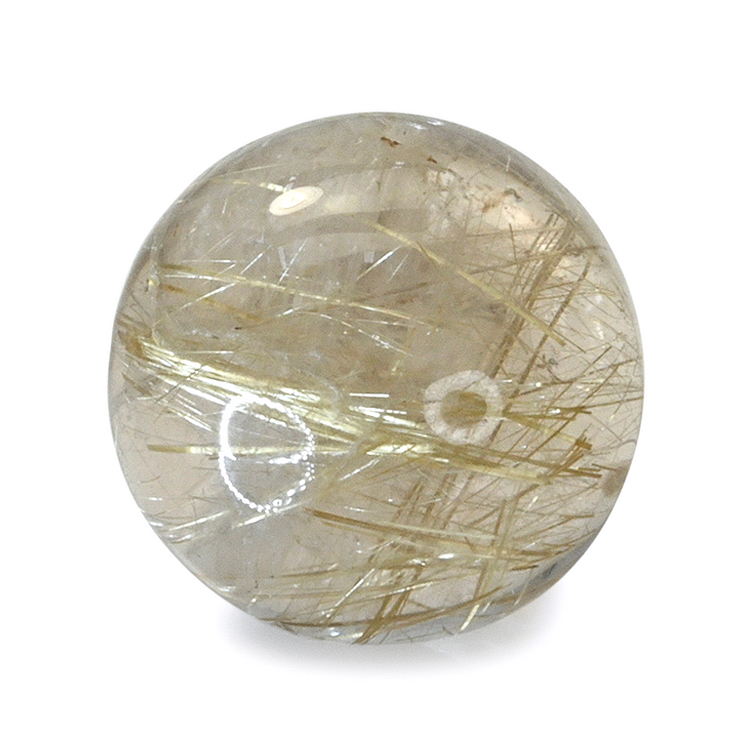 12.71 Ct. Brown Cabochon Rutilated Quartz