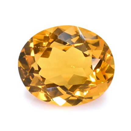 5.14 Ct. Orangish Yellow Citrine