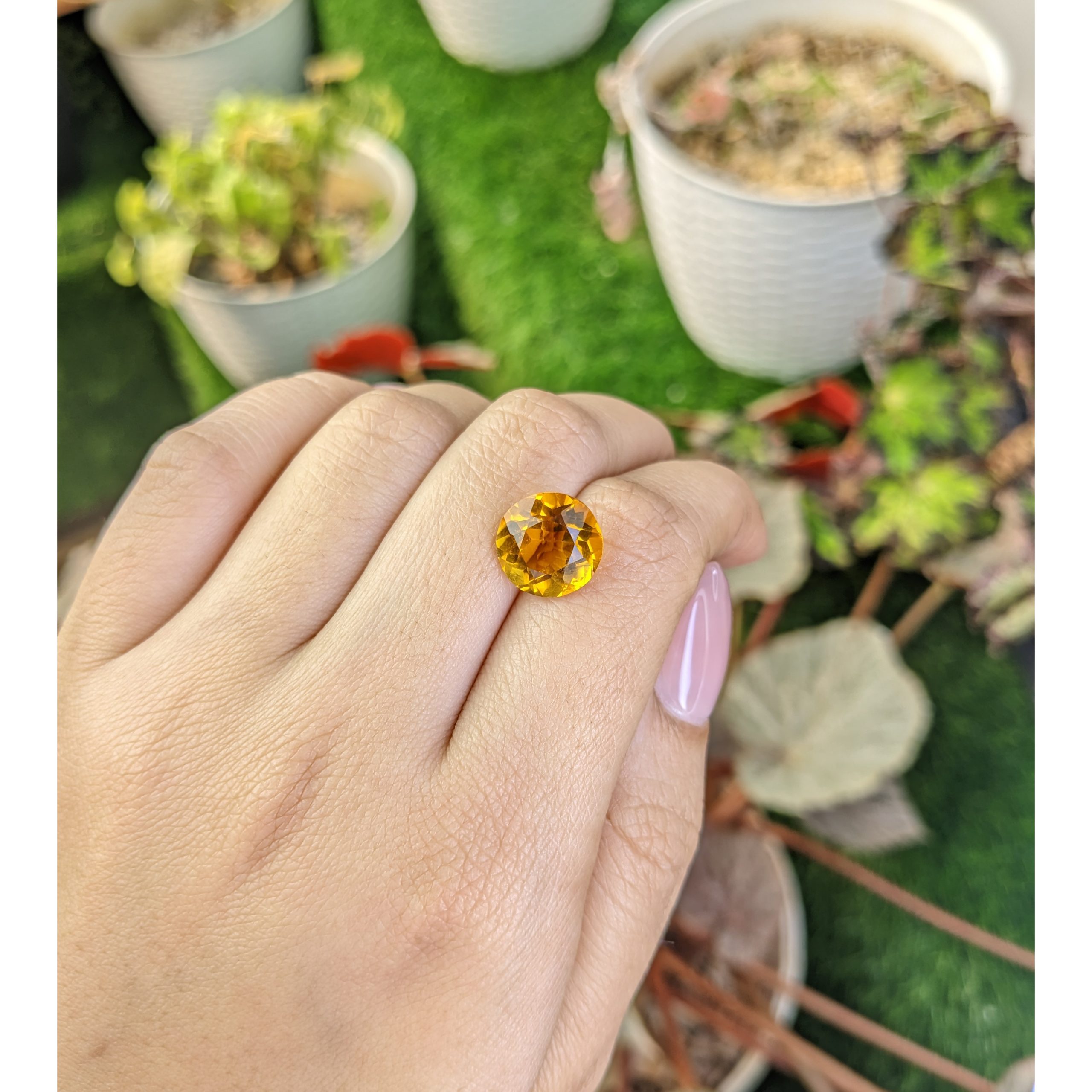 5.14 Ct. Yellowish Orange Citrine - Image 2
