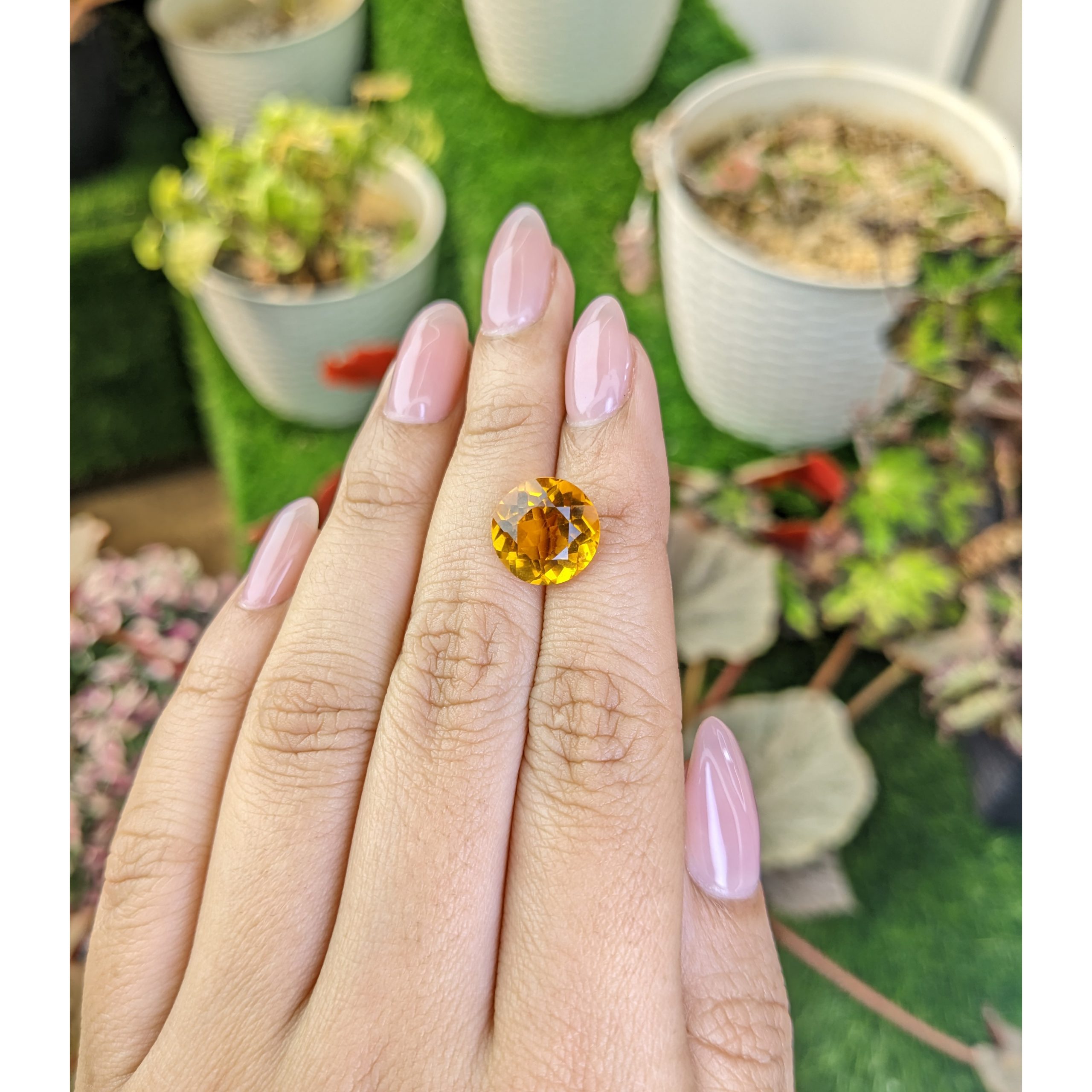 5.14 Ct. Yellowish Orange Citrine - Image 3