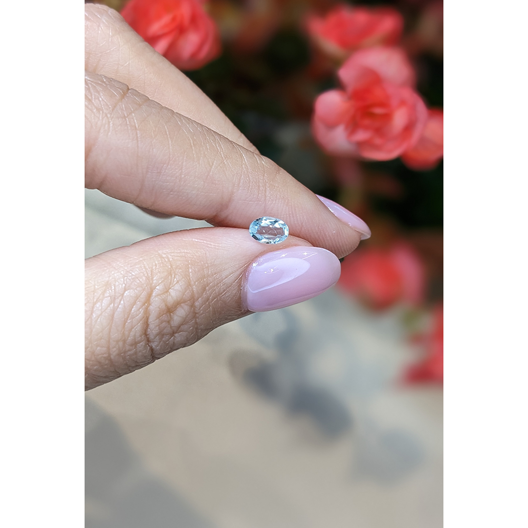 0.40 Ct. Blue Aquamarine - Image 3