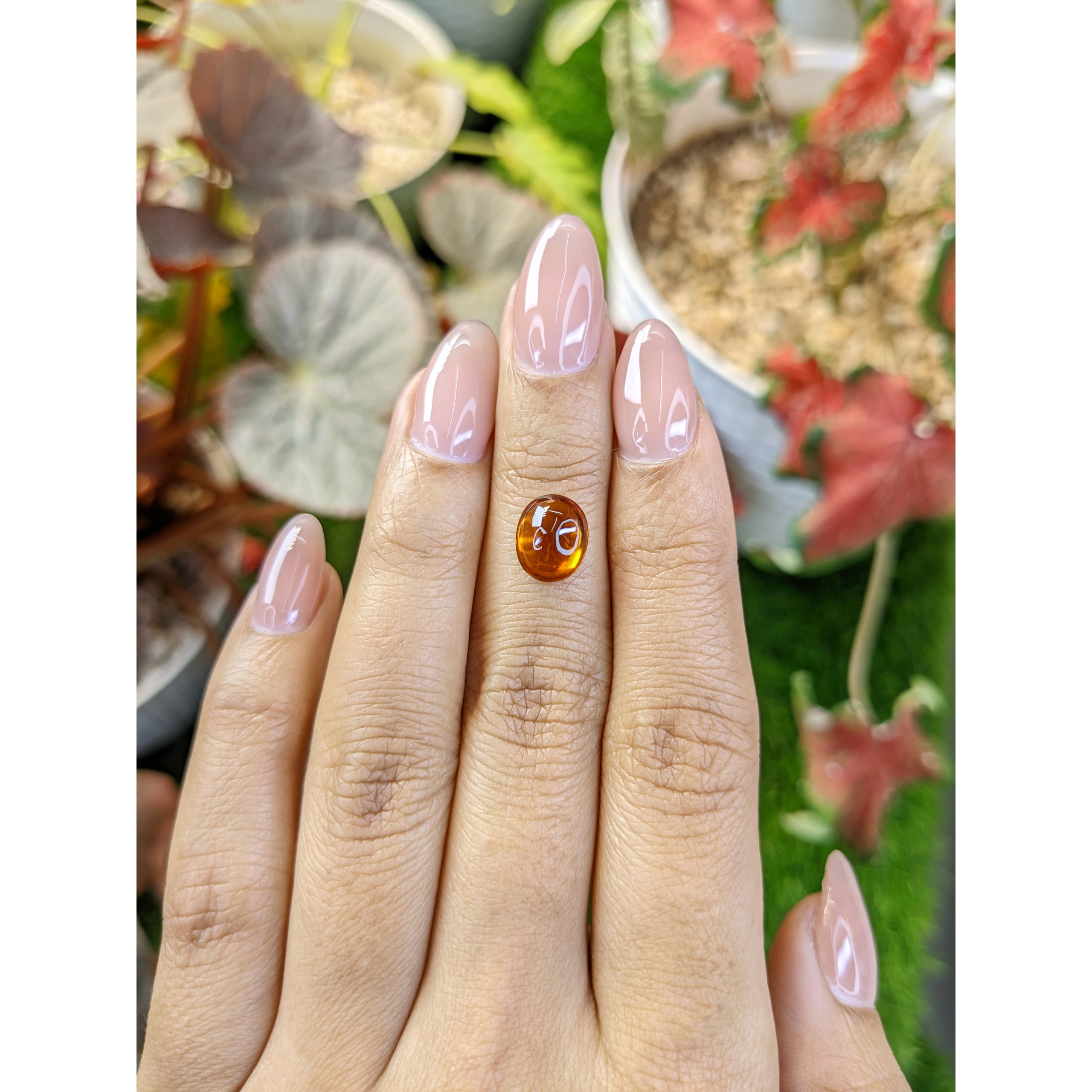 2.59 Ct. Orange Cabochon Hessonite Garnet - Image 2
