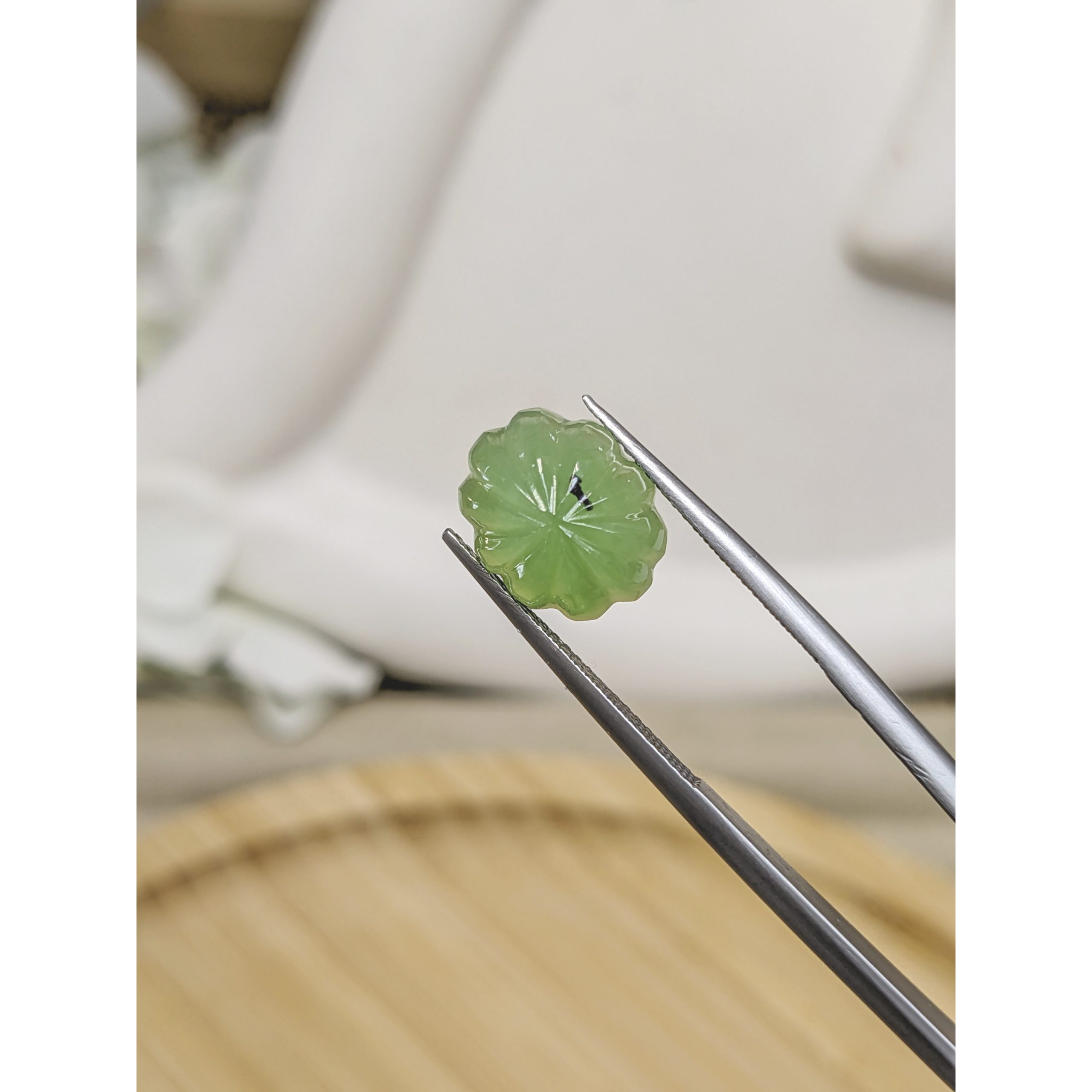 5.24 Ct. Green Cabochon Jade - Image 2