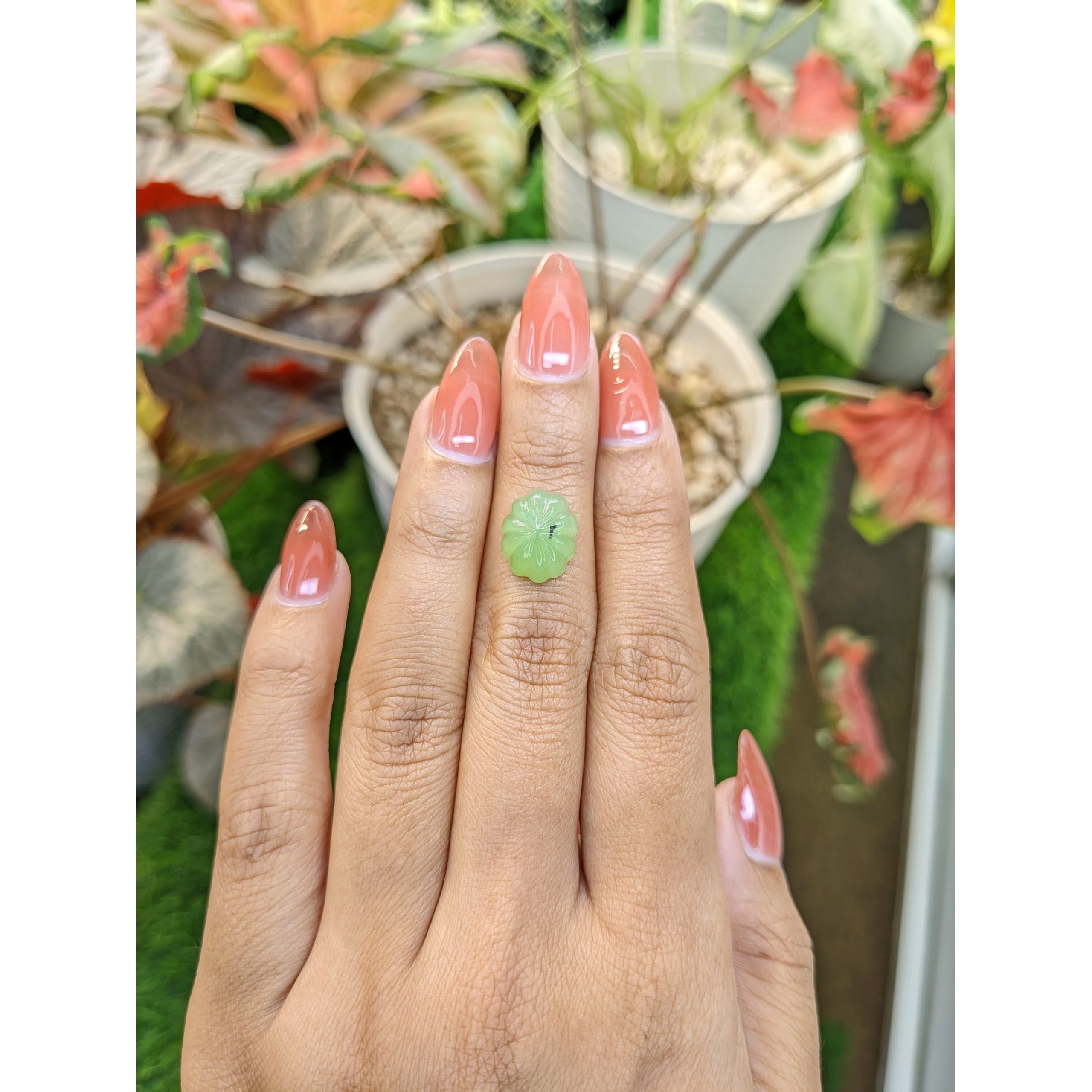 5.24 Ct. Green Cabochon Jade - Image 3