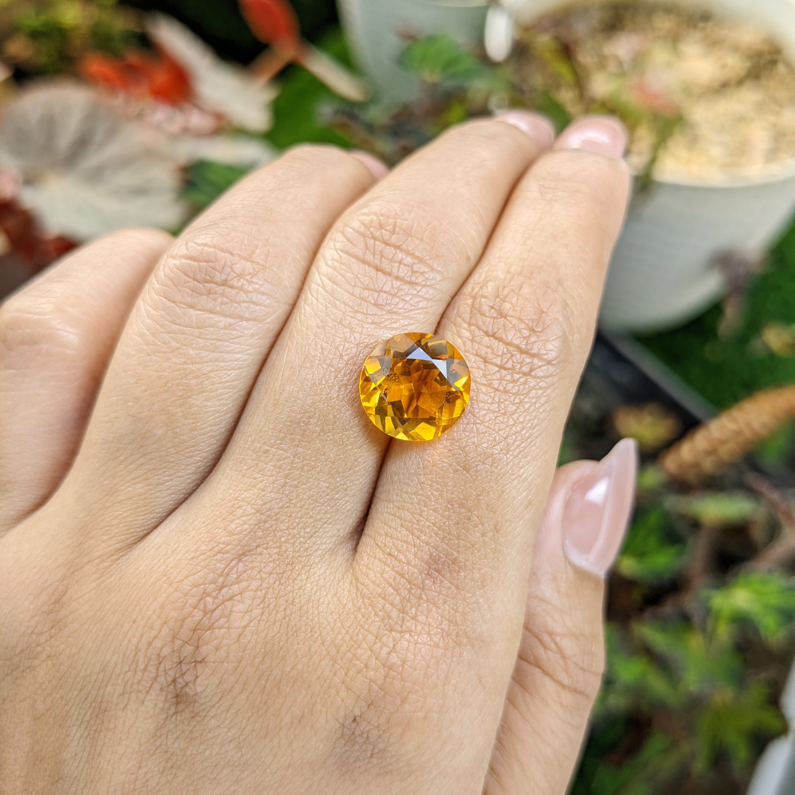 5.25 Ct. Orangish Yellow Citrine - Image 2