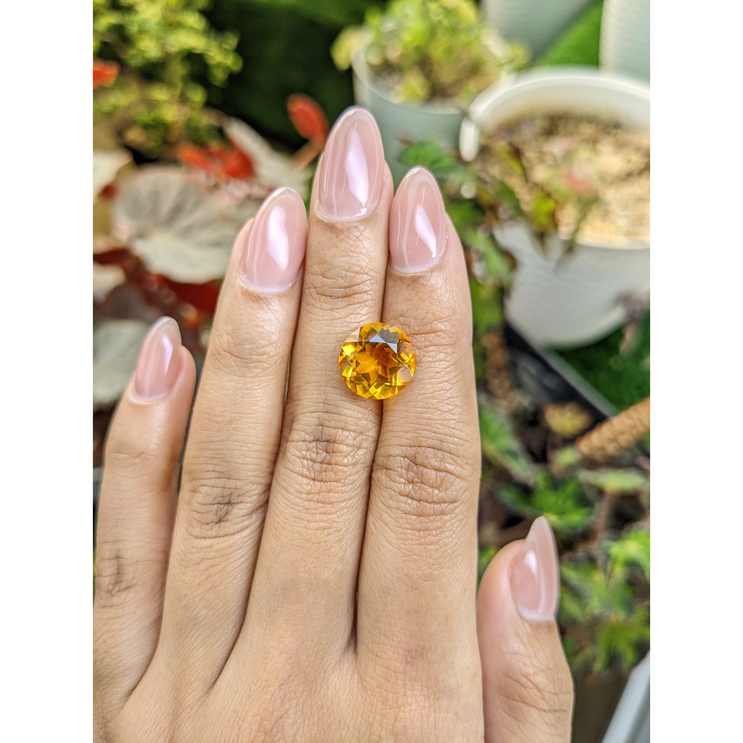 5.25 Ct. Orangish Yellow Citrine - Image 3