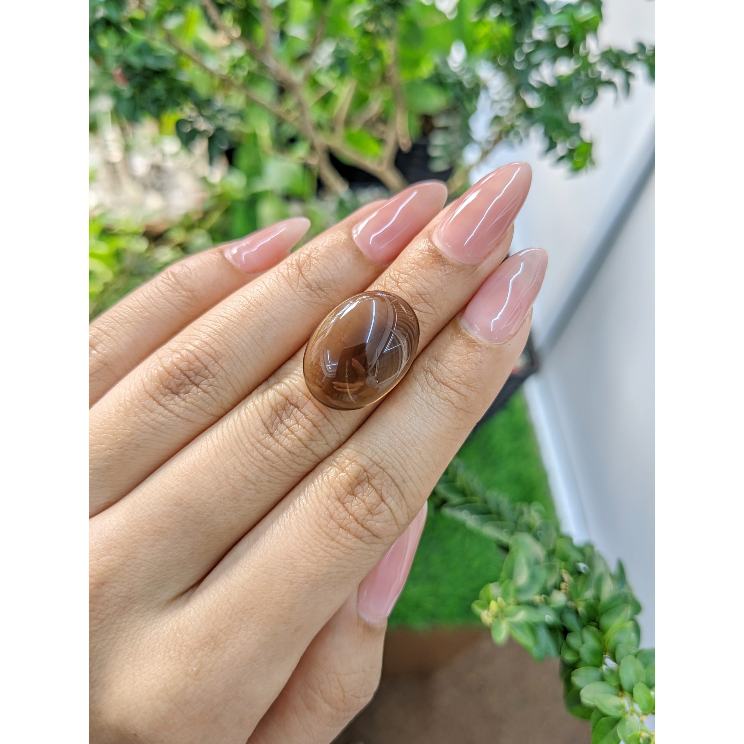 17.47 Ct. Brown Cabochon Smoky Quartz - Image 3