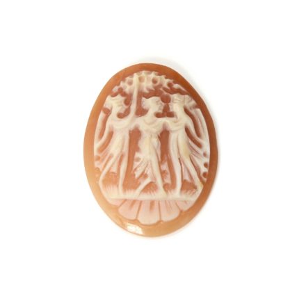 10.58 Ct. Salmon and White Coral